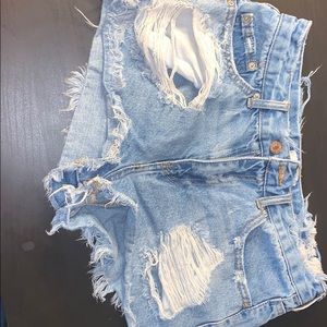 Forever 21 Boyfriend distressed shorts